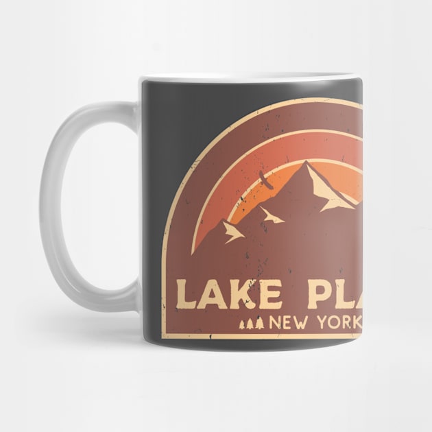 Lake Placid New York Mountain Design by dk08